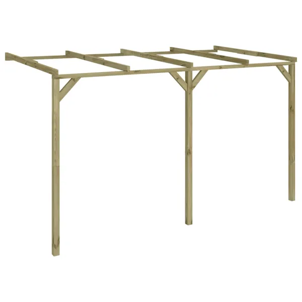 Pérgola inclinada 2x4x2,2 m madeira