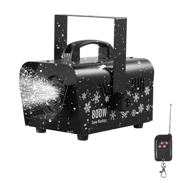Máquina neve 1500W portátil 5L comando sem fios