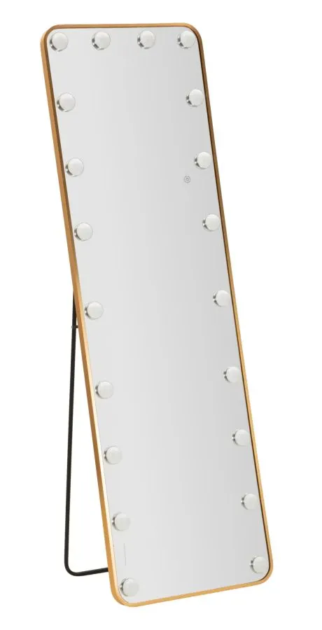 Espelho de Pé LED Hollywood Retangular 50x6-45x160 cm (Luz com 3 Temperaturas de Cor)