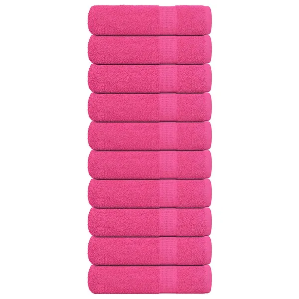 Toallas de baño FROGN 10 pcs 100x150 cm 360 g/m² rosa