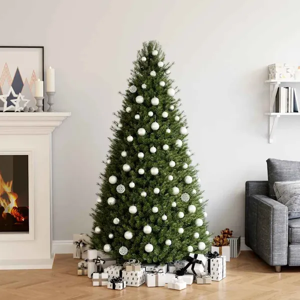 Conjunto de bolas de natal 100 pcs branco