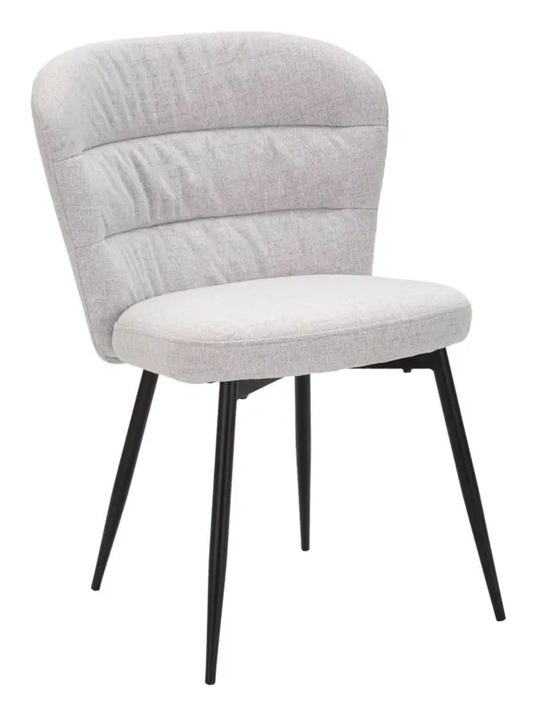 Cadeira Losana Cinzenta Conjunto 2 Peças 58x60,5x85 cm