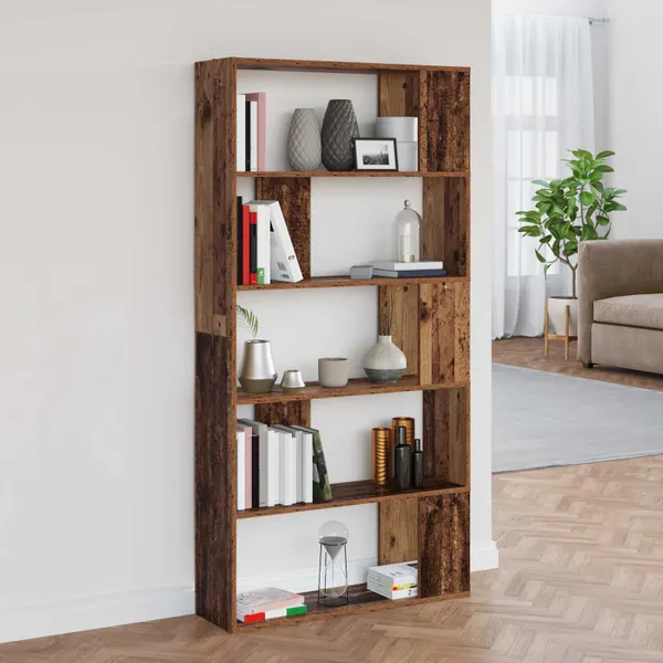 Gabinete de Livros Madeira antiga 80 x 24 x 159 cm