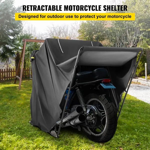 Cobertura motocicleta 270x105x155cm à prova água UV