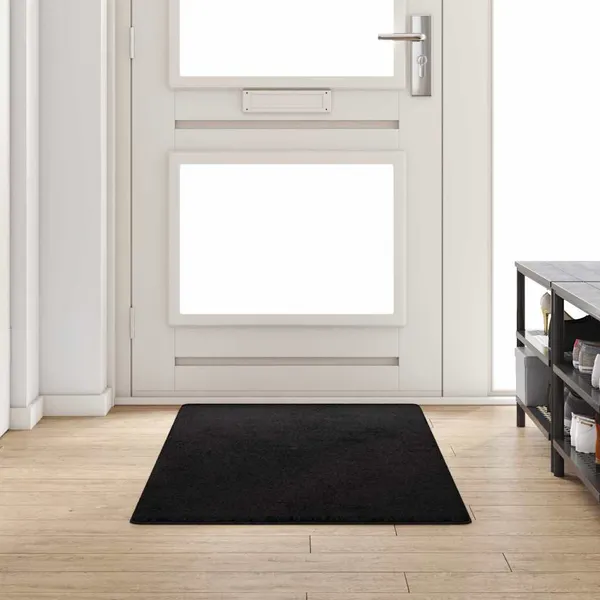 Runner de Carpete Preto 80 x 200 cm 100% Polipropileno Tuft