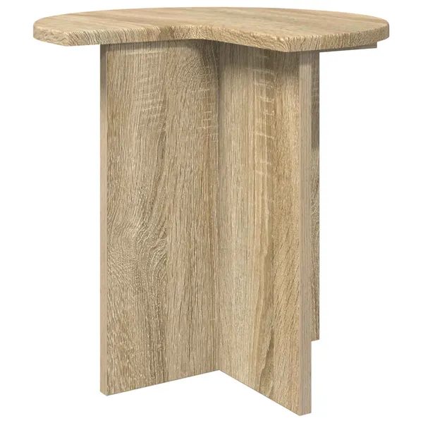 Mesa Lateral Carvalho Sonoma Ø 39 x 38 cm Derivados de Madeira