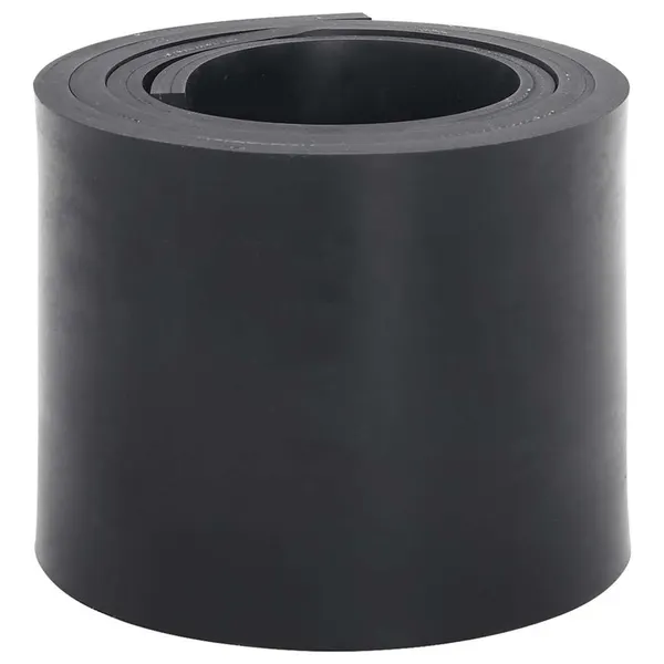 Borda de borracha para limpa-neves 150x15x1 cm preto