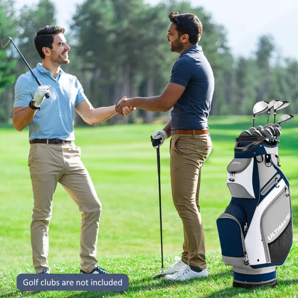 Borsa Golf 14 Scomparti con Copertura Pioggia - Leggera e Portatile 42x31x91,5cm