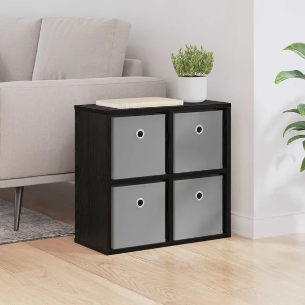 Buffet com gaveta Carvalho Preto 49,5 x 22 x 47 cm