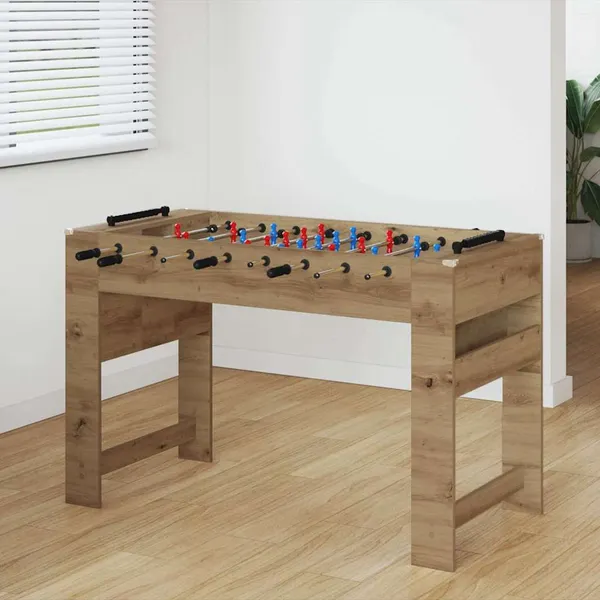 Mesa de Pebolim Carvalho Artesanal 125 x 60,5 x 80 cm