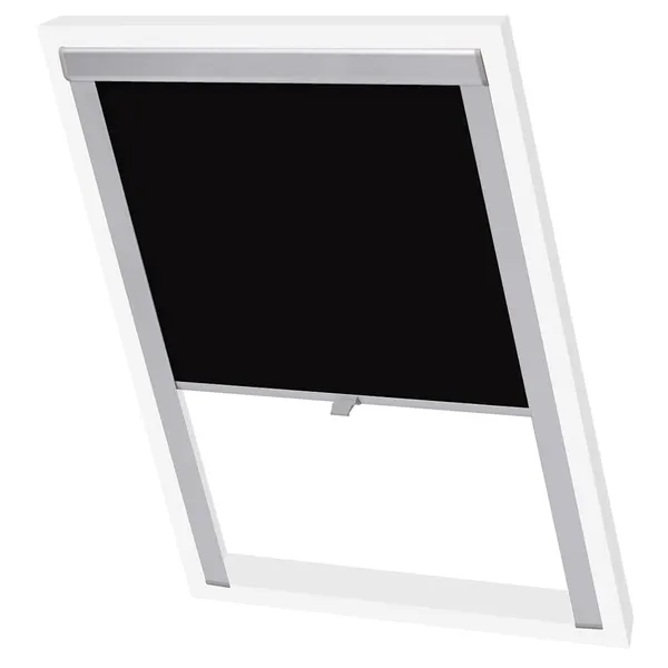Persiana enrollable opaca negro CK04