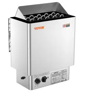 Aquecedor sauna elétrico 8kW, 400V 3N, temporizador 3h
