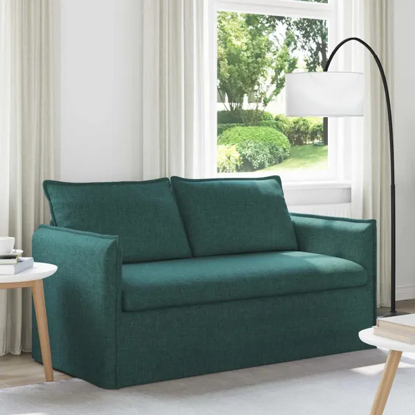 Sofá Verde Escuro 156 x 82 x 85 cm tecido