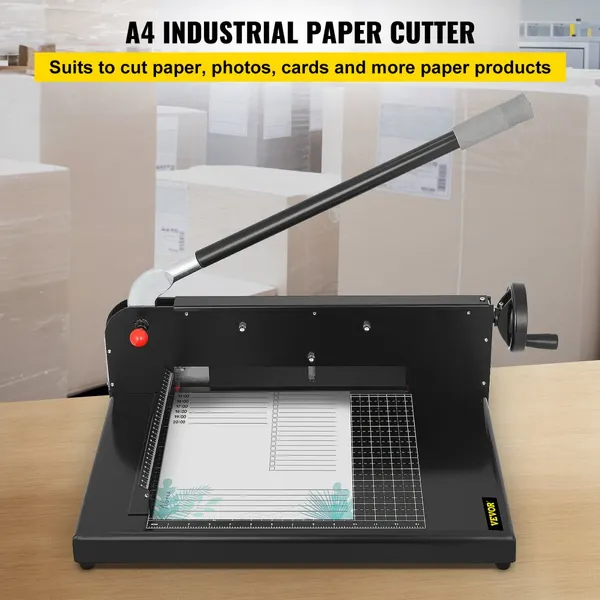 Cortador papel guilhotina 12" manual com presilha