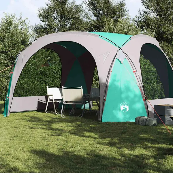 Tenda de festas impermeável verde