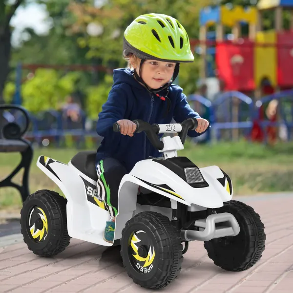 Quad Électrique Enfant 73x40x44,5cm Marche Avant/Arrière