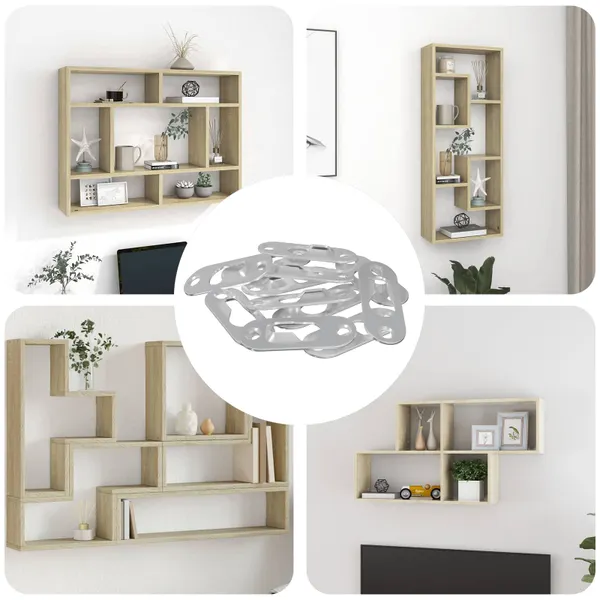 Gancho com Buraco Chave 3673 pcs Prateado 45 x 16 x 3.5 mm