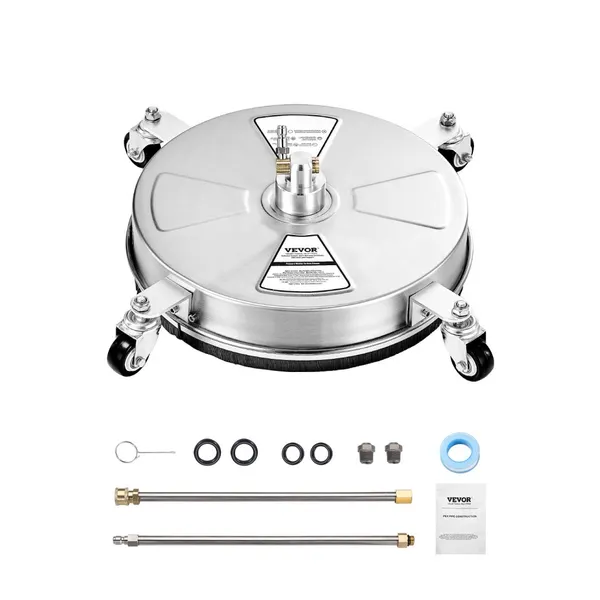 Limpador alta pressão 16,5" 4000 PSI inox 4 rodas