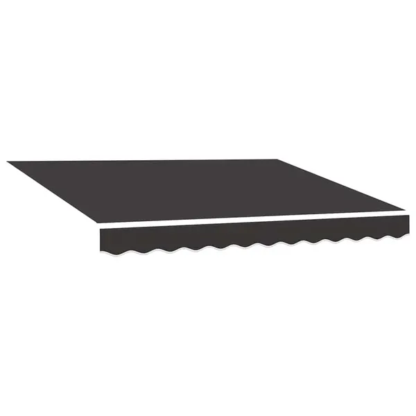 Lune pour auvent d'anthracite 3,5x2,5 m