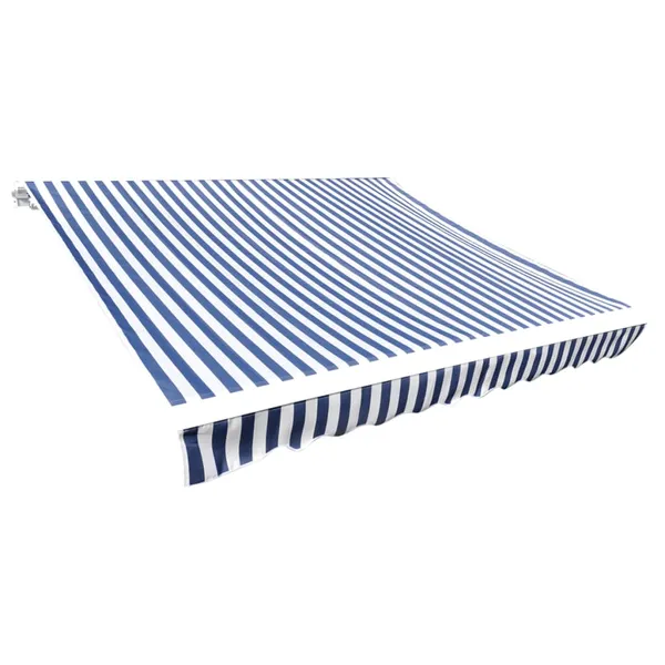 Lona para toldo azul/branco 3 x 2,5 m (sem estrutura/caixa)