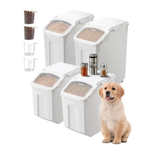 Caixas armazenamento arroz 3.5-4.5 gal 4 unidades