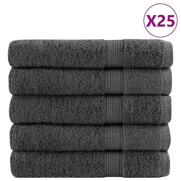 Toallas premium SOLUND 25 pcs 100x200 cm 600 gsm antracita