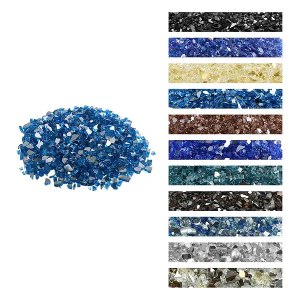 Vidro Fogo 4,5 kg Resistente 12,7 mm Azul Pacífico