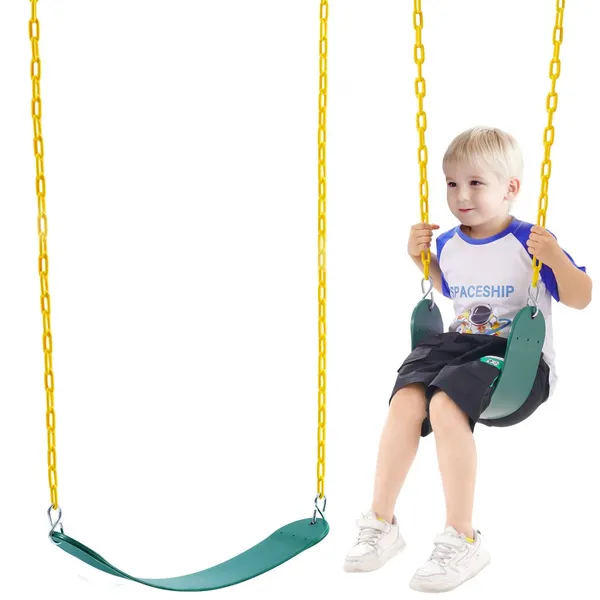 2 Assentos Balanço com Correntes 66", Suportam 300 lbs
