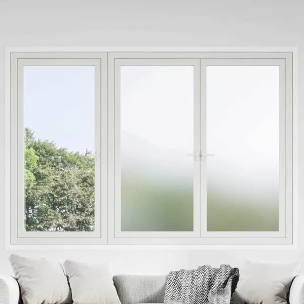 Filme de Janela Autoadesivo Branco Fosco 90 x 2000 cm PVC