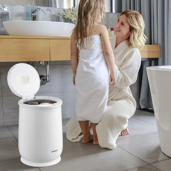 Aquecedor de Toalhas Elétrico 21L com Temporizador 20-90 Min e Secagem 2-5h