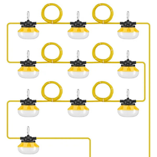 Cordas iluminação construção 30,5m 100W LED