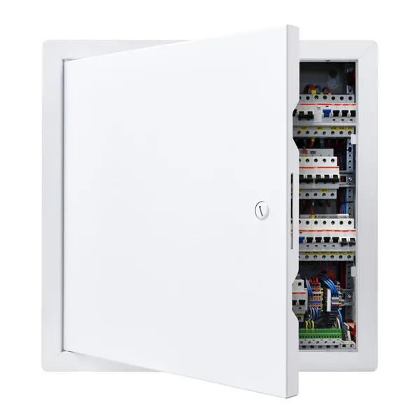 Painel Acesso Gesso 34x34 cm Aço Galvanizado, Branco