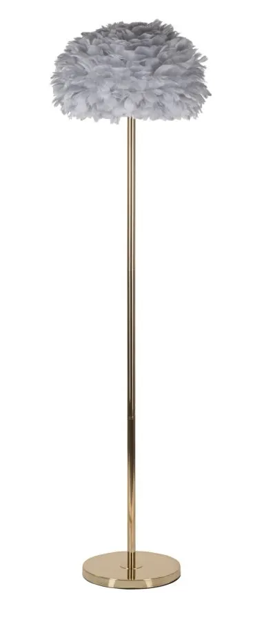 Lámpara de Pie Feathers Slim Gris Ø 43x170 cm