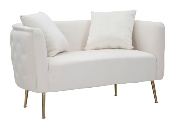 Sofá Bucareste Creme 127x74x73 cm