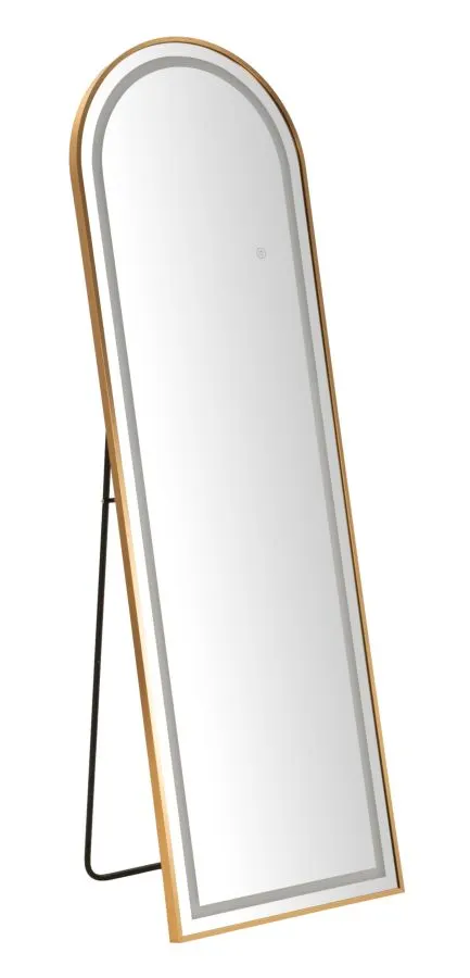 Espelho de Pé LED Simple Arco 50x3-38x160 cm (Luz com 3 Temperaturas de Cor)