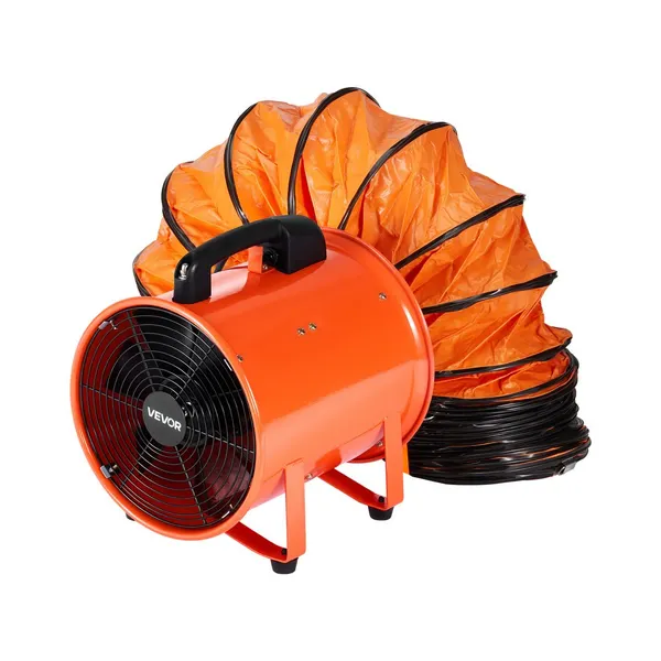 Ventilador portátil 300mm, 2894 CFM, com mangueira