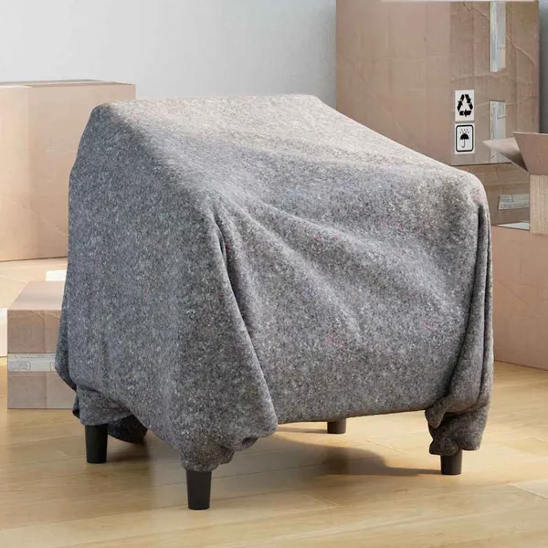 Cobertores para Mudanças 25 pcs Cinzeto 150 x 200 cm tecido