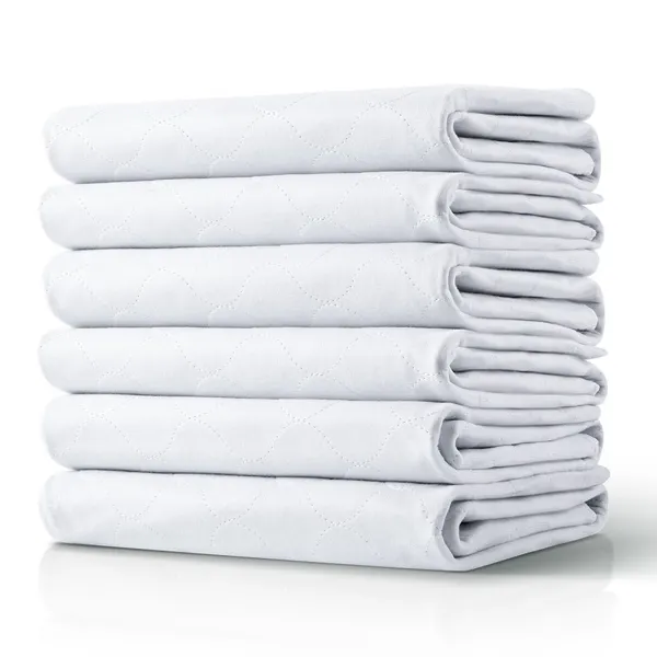 Protetor de cama reutilizável 34x36" super absorvente 10 un