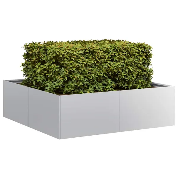 Vaso/floreira 100x100x30 cm aço galvanizado