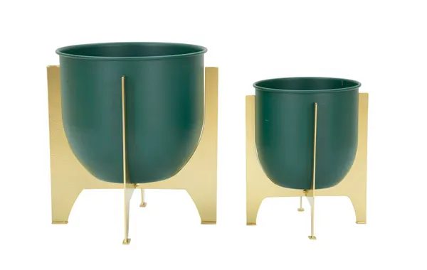 Suportes para Vasos Grent Shet Conjunto 2 Peças Ø 24,5x26-19x21 cm