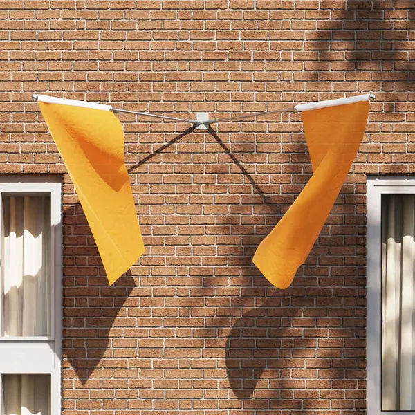 Suporte de Poste para Bandeira Prateado 11,5 x 7,5 x 0,2 cm Aço