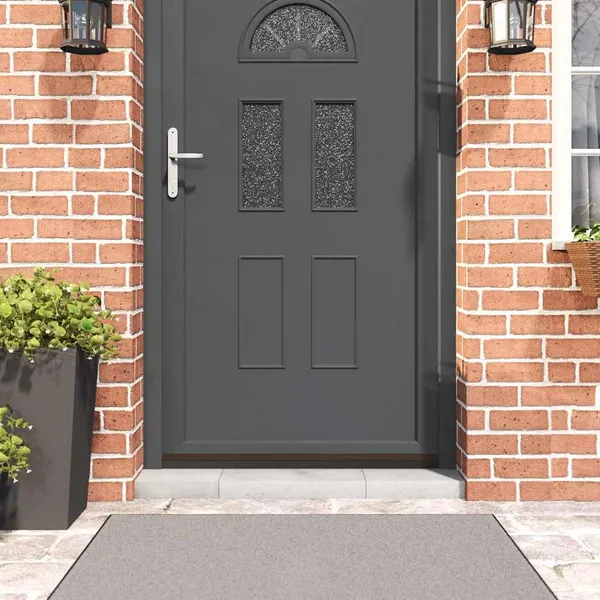 Selos de Escovas para Porta Auto-adesivos 2 pcs Castanho 100 cm