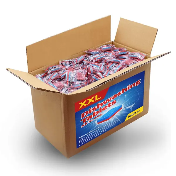 Pastilhas para a máquina da loiça 12-em-1 1000 pcs 18 kg
