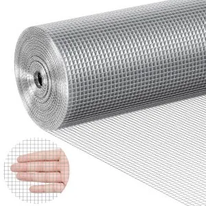 Tela galvanizada 1/4" 48"x50 pés 23 gauge malha coelhos