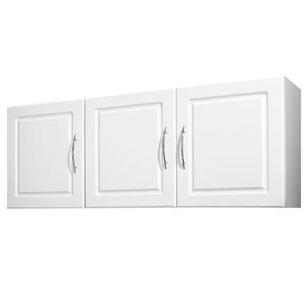Armário parede 2 níveis 31,6x137,2x51,6 cm 3 portas