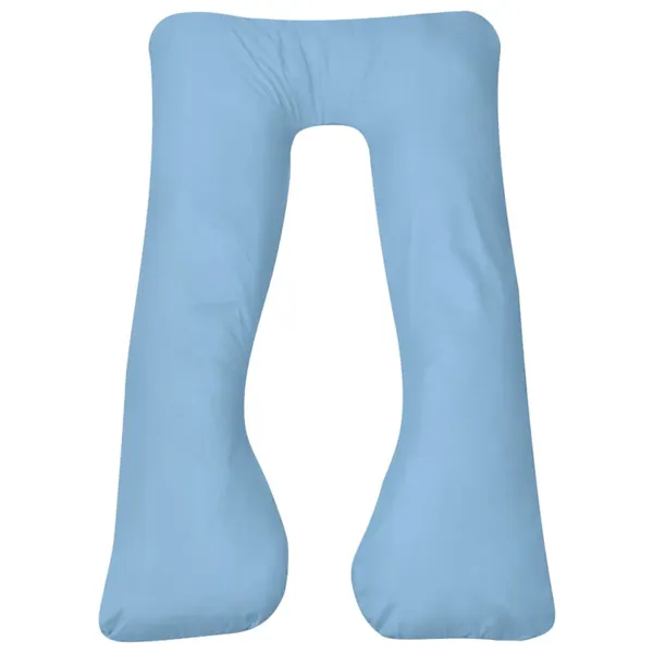 Almohada de embarazo 90x145 cm azul claro