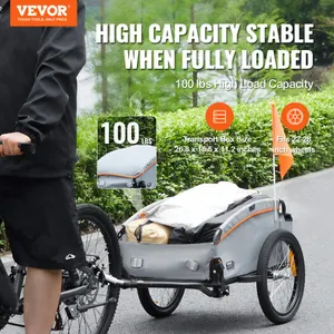 Reboque cargo bicicleta 88-160 lbs dobrável