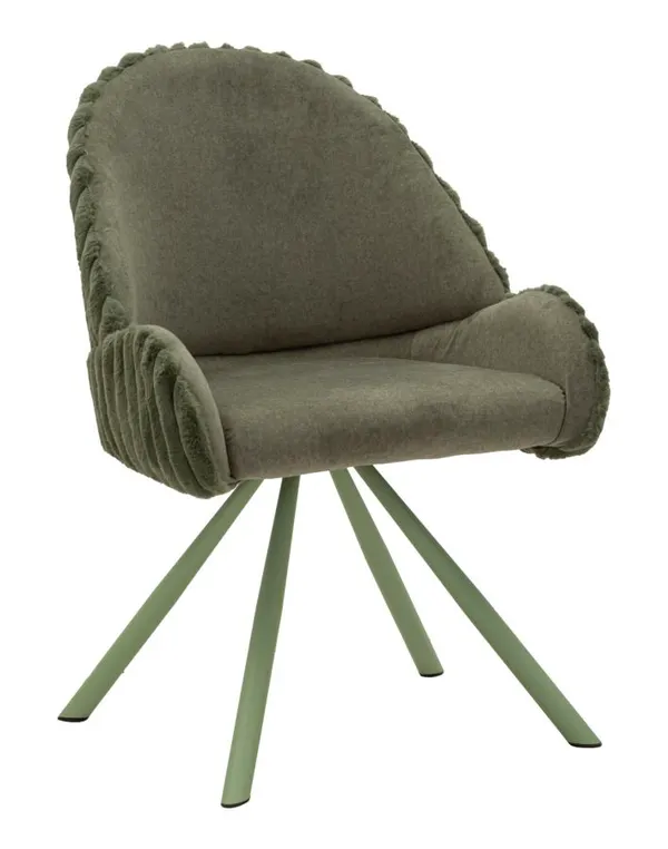 Cadeira Estocolmo -A- Verde Set 2 Peças 58x53x85 cm