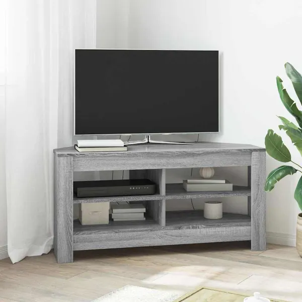ArmáriodeTVdeCanto Cinza Sonoma 102 x 40,5 x 45 cm