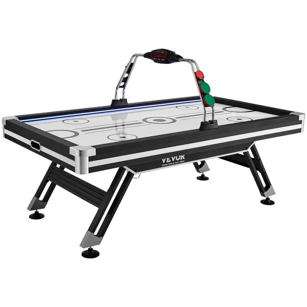 Jogo hóquei ar, LED, sistema pontuação eletrónico